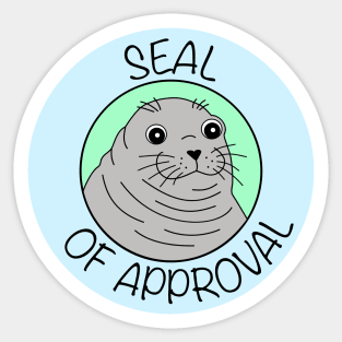 Seal Pun Art for Seal Lover Sticker